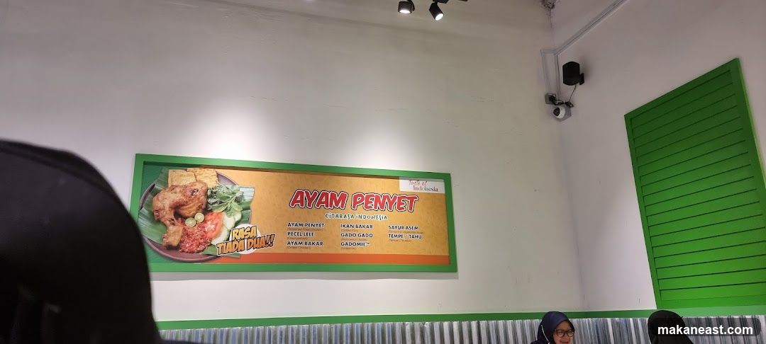 Ayam Penyet Menu