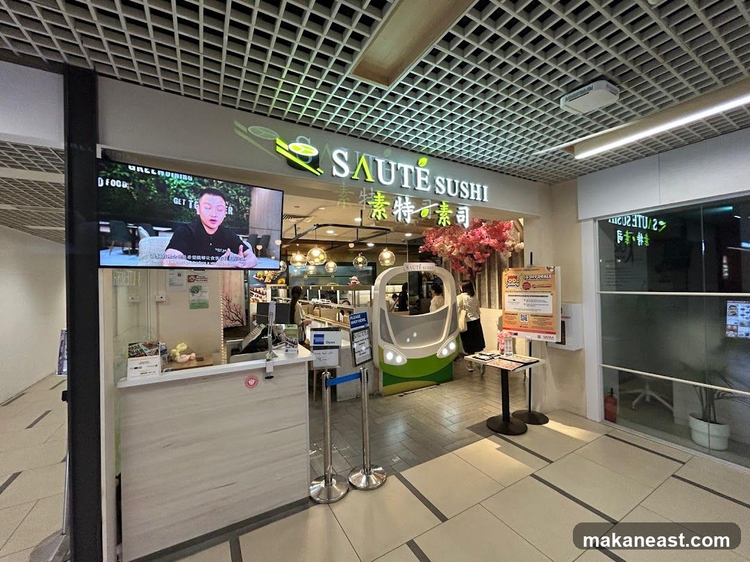 Saute Sushi | Paya Lebar Square | Paya Lebar | Vegetarian Vegan Halal | Japanese Cuisines