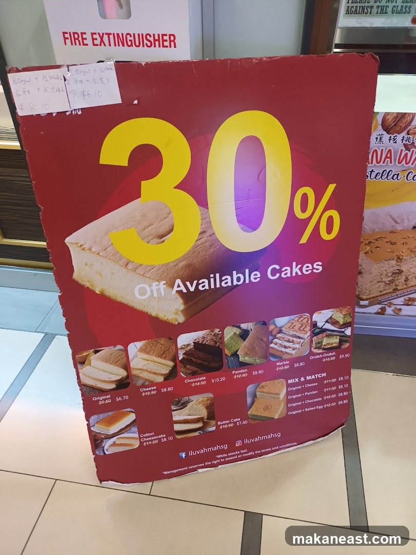 30% Off Available Cakes