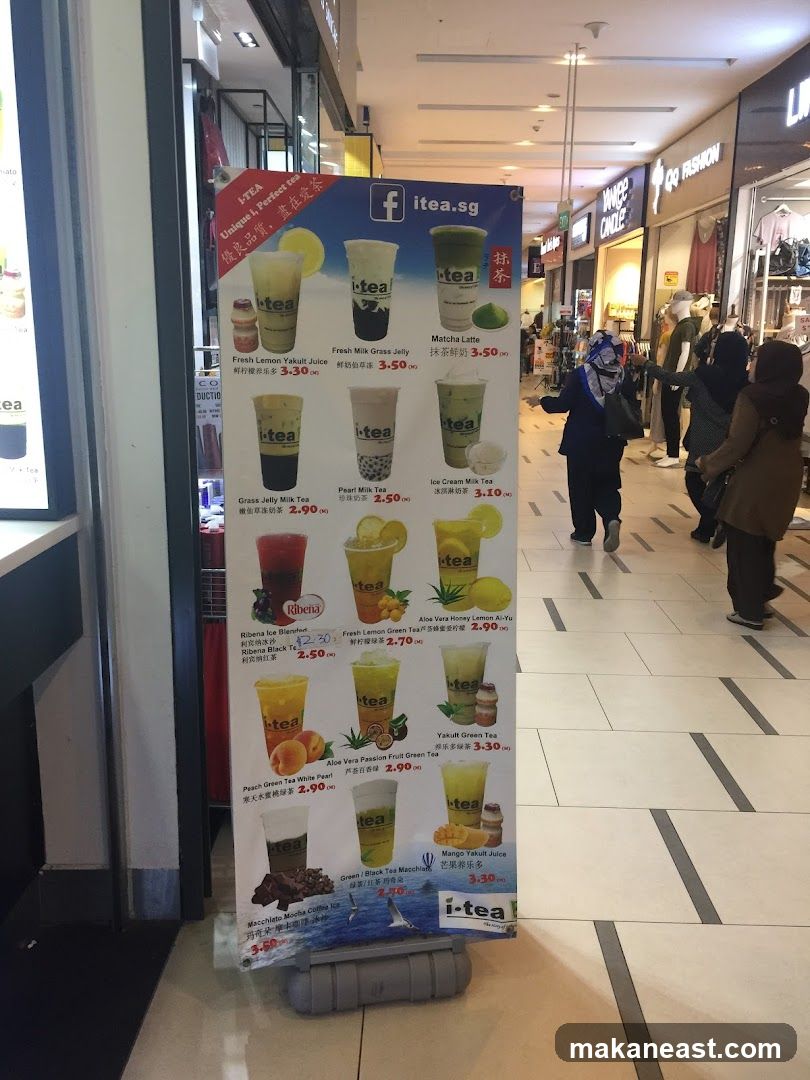 i-tea Menu
