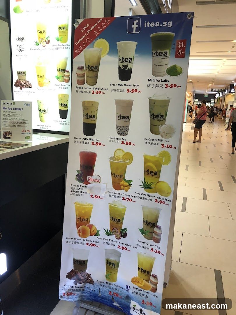 i-TEA Menu