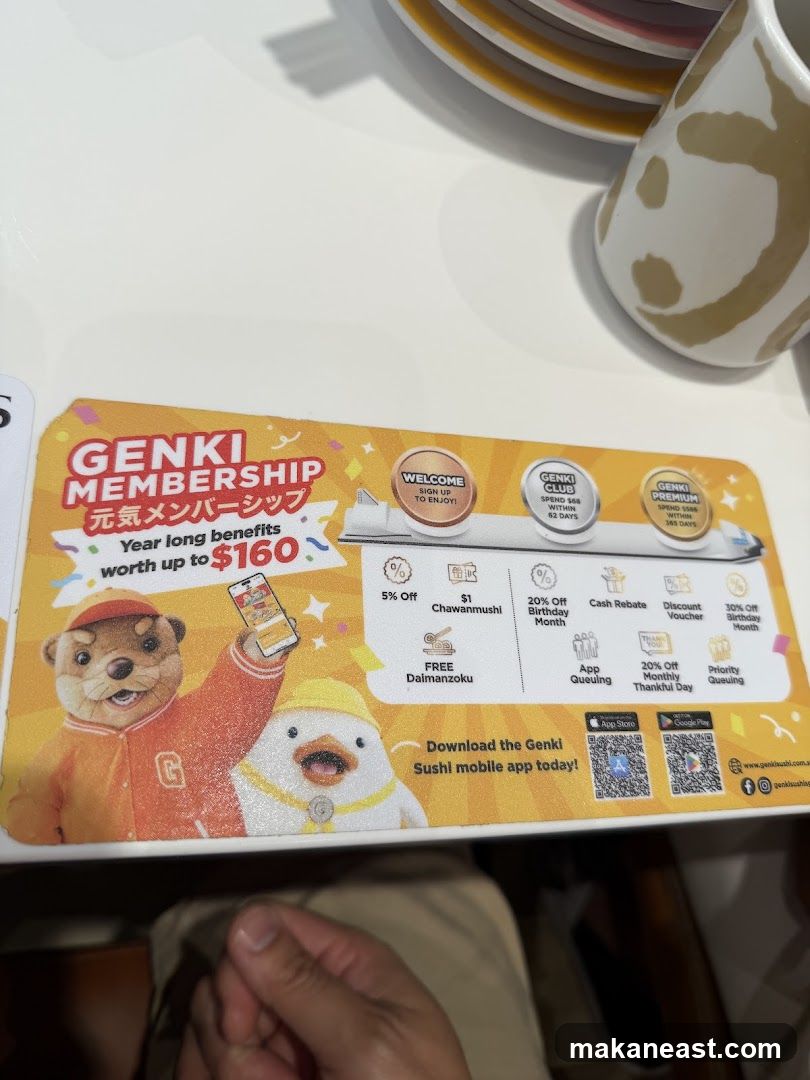 Genki Sushi Membership Benefits