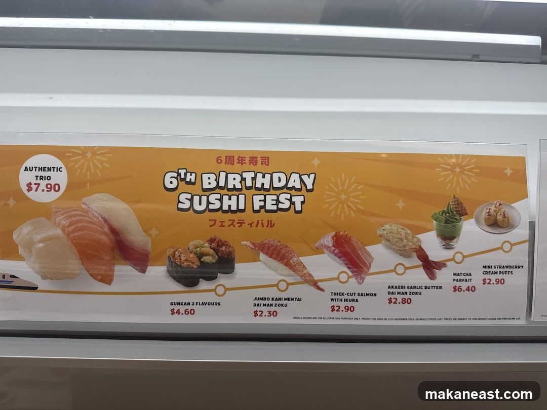 6th Birthday Sushi Fest