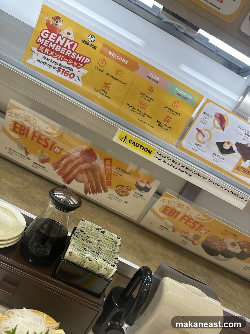 Genki Sushi Menu