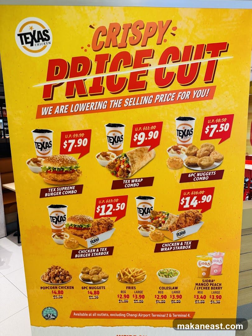 Texas Chicken Crispy Price Cut