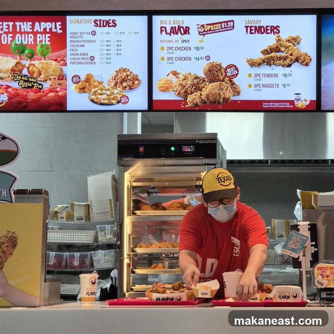Texas Chicken Menu