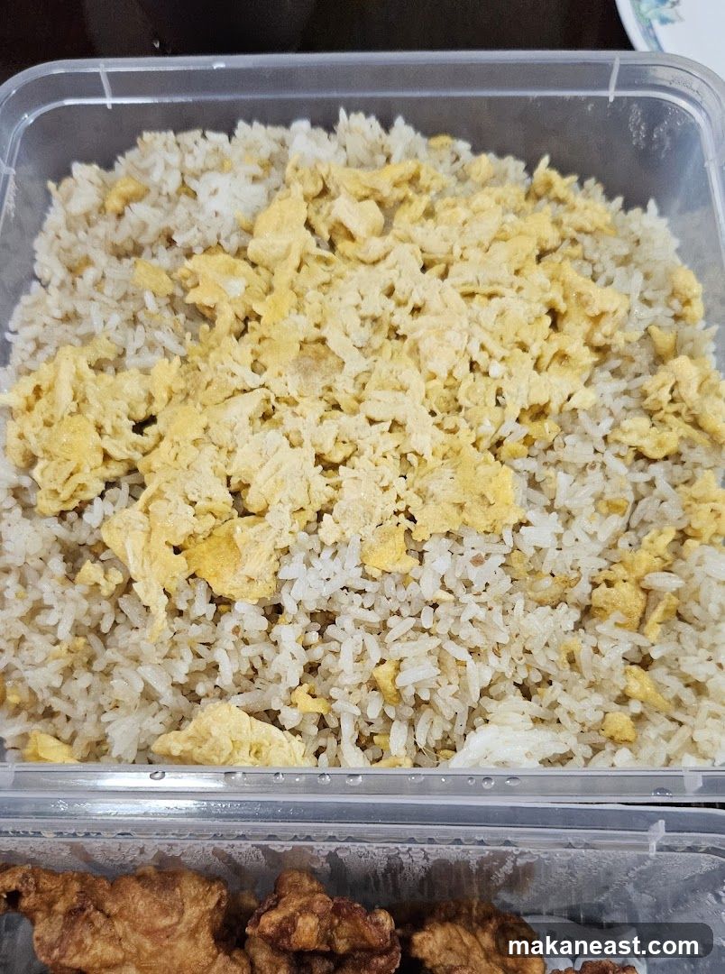 Fried Rice with Scrambled Eggs