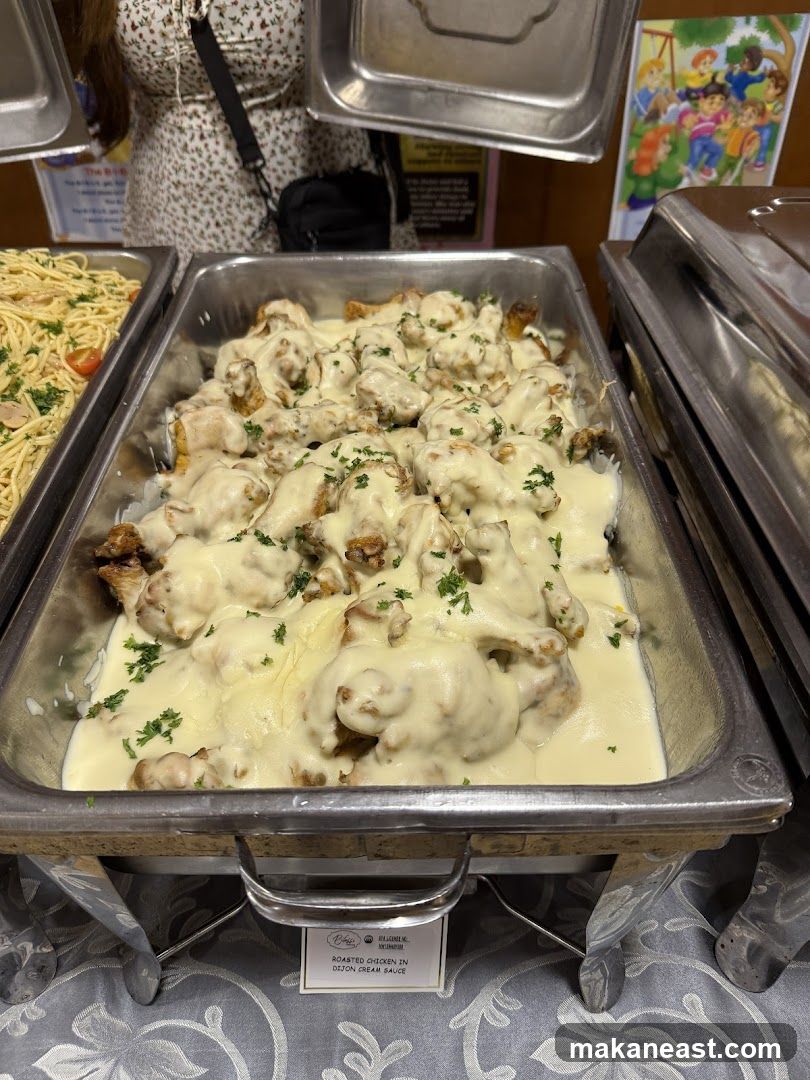 Roasted Chicken in Dijon Cream Sauce