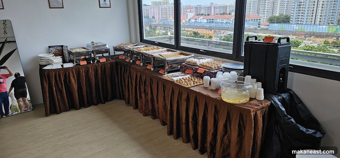 Buffet Spread with Assorted Dishes