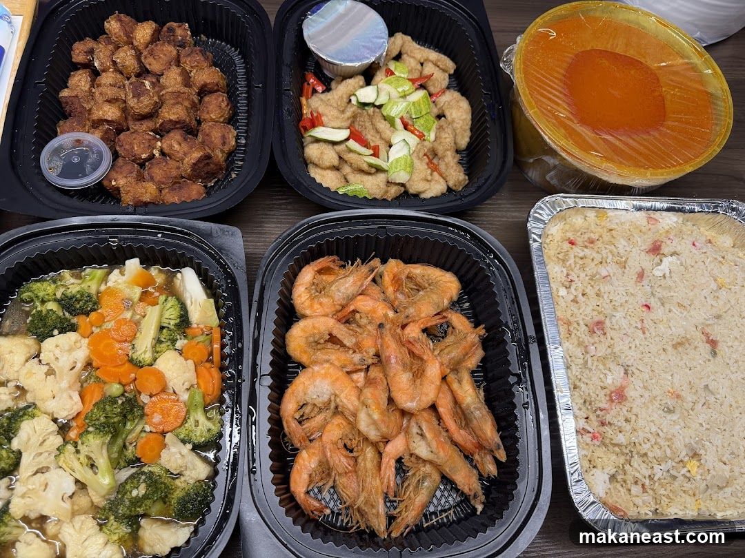Assorted Takeout Food