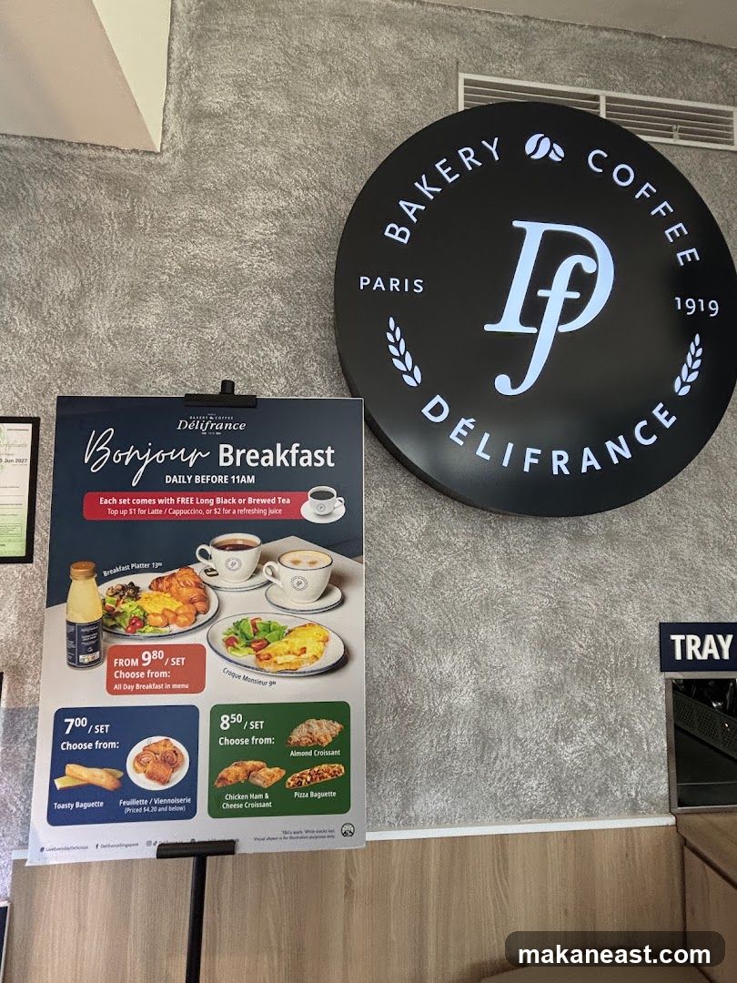 Bonjour Breakfast Menu