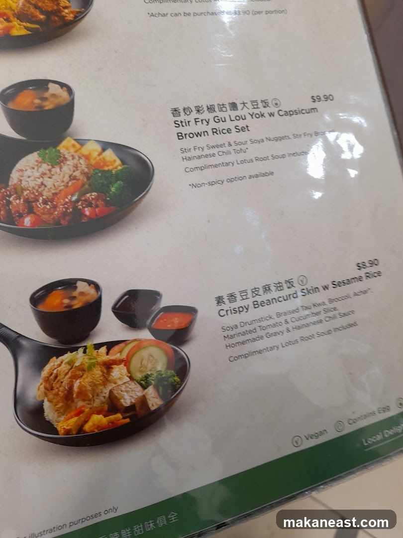 Menu Items