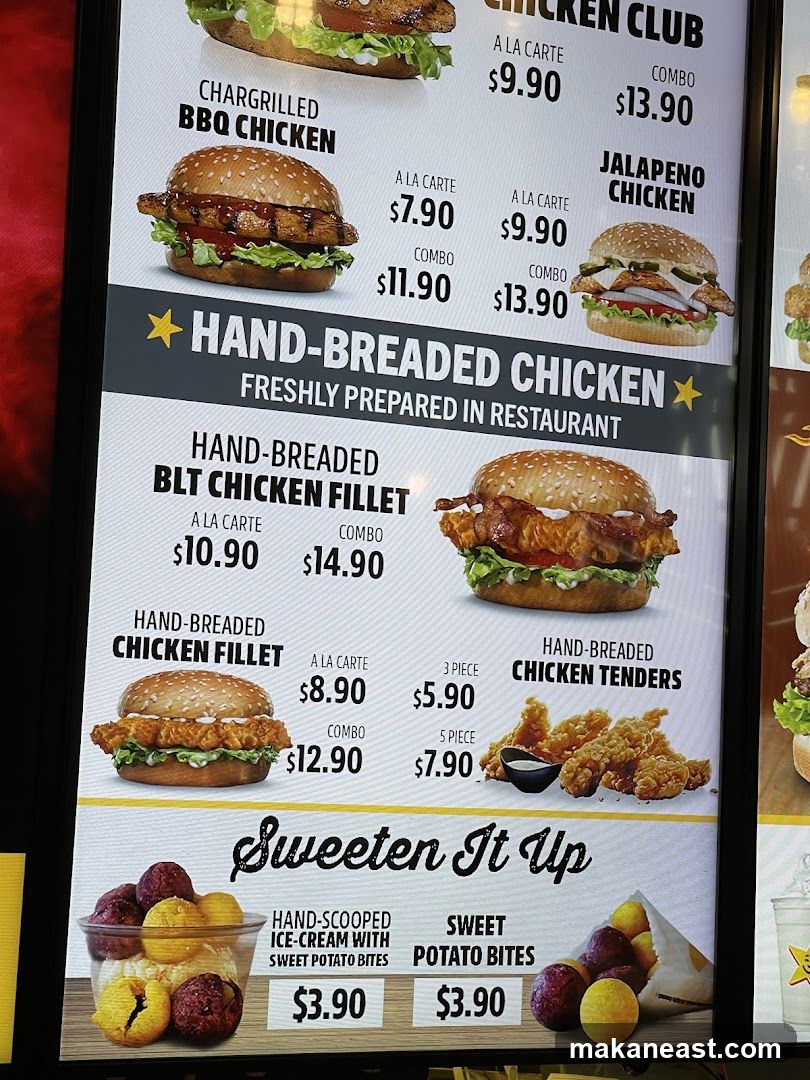 Chicken Menu