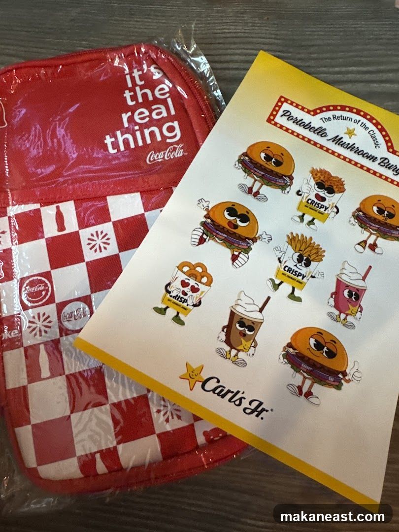 Coca-Cola and Carl's Jr. Merchandise