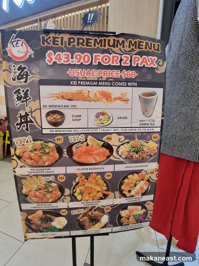 KEI PREMIUM MENU