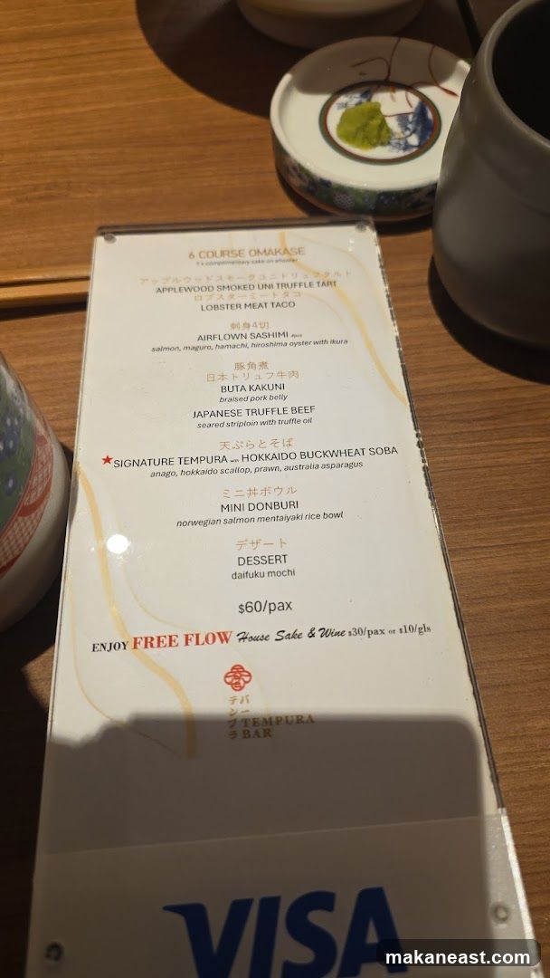 6 Course Omakase