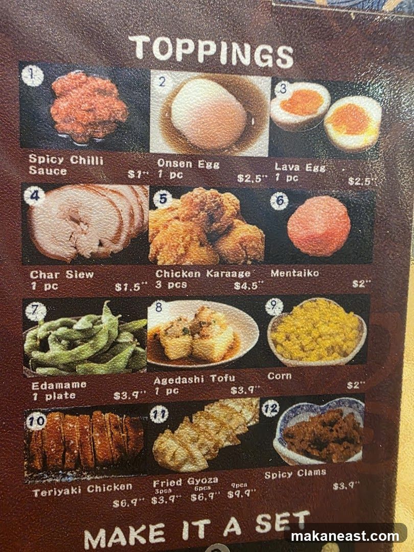 TOPPINGS