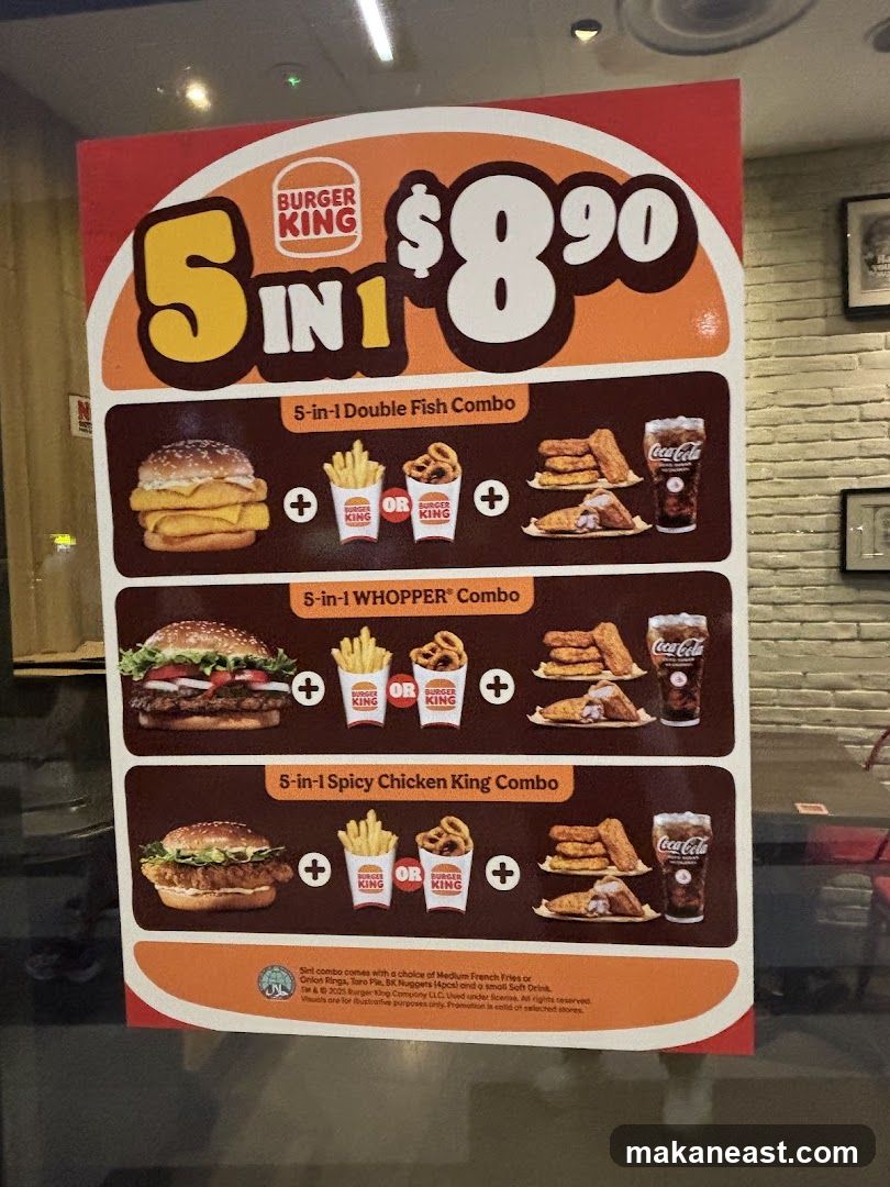 Burger King 5-in-1 Combos