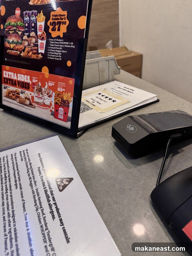 Burger King Menu