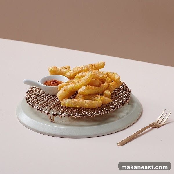 Fried Food with Dip