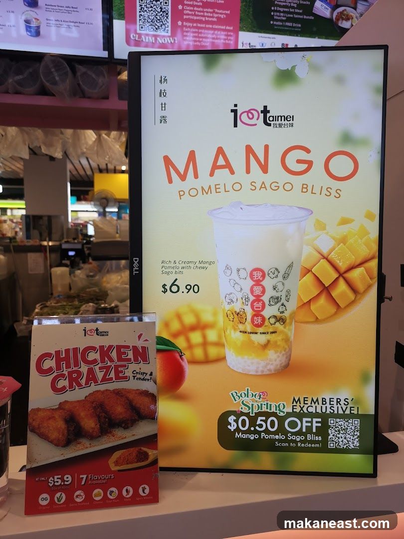 Mango Pomelo Sago Bliss and Chicken Craze
