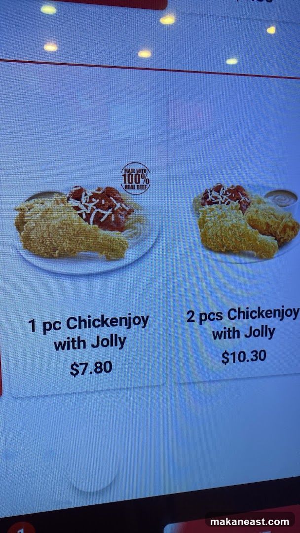 Chickenjoy Menu