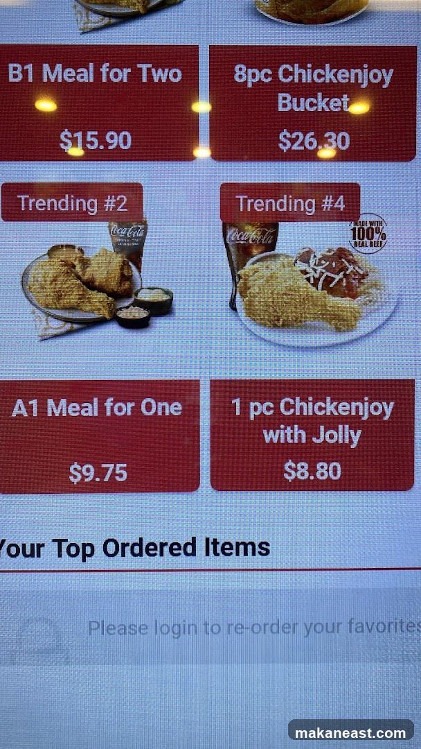 Menu Items