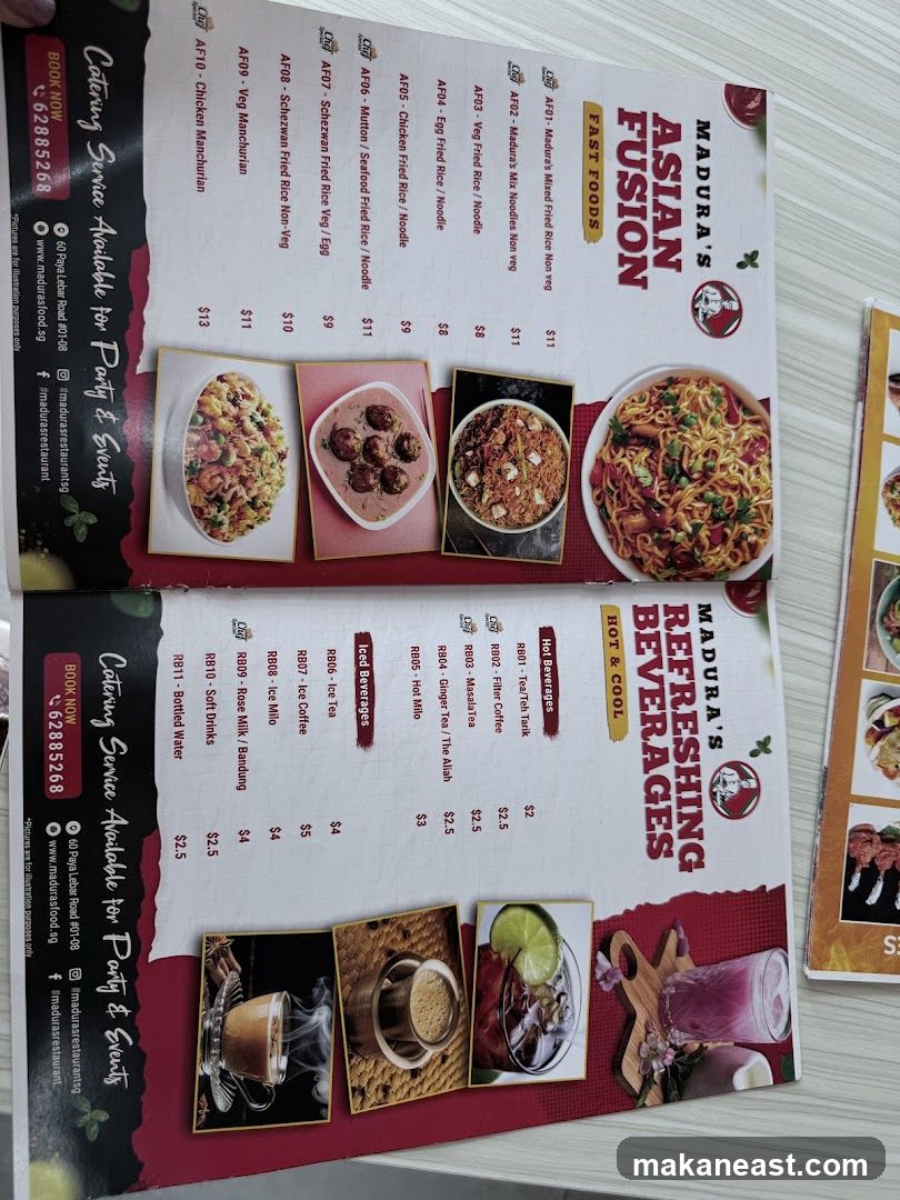 Madura's Asian Fusion & Refreshing Beverages