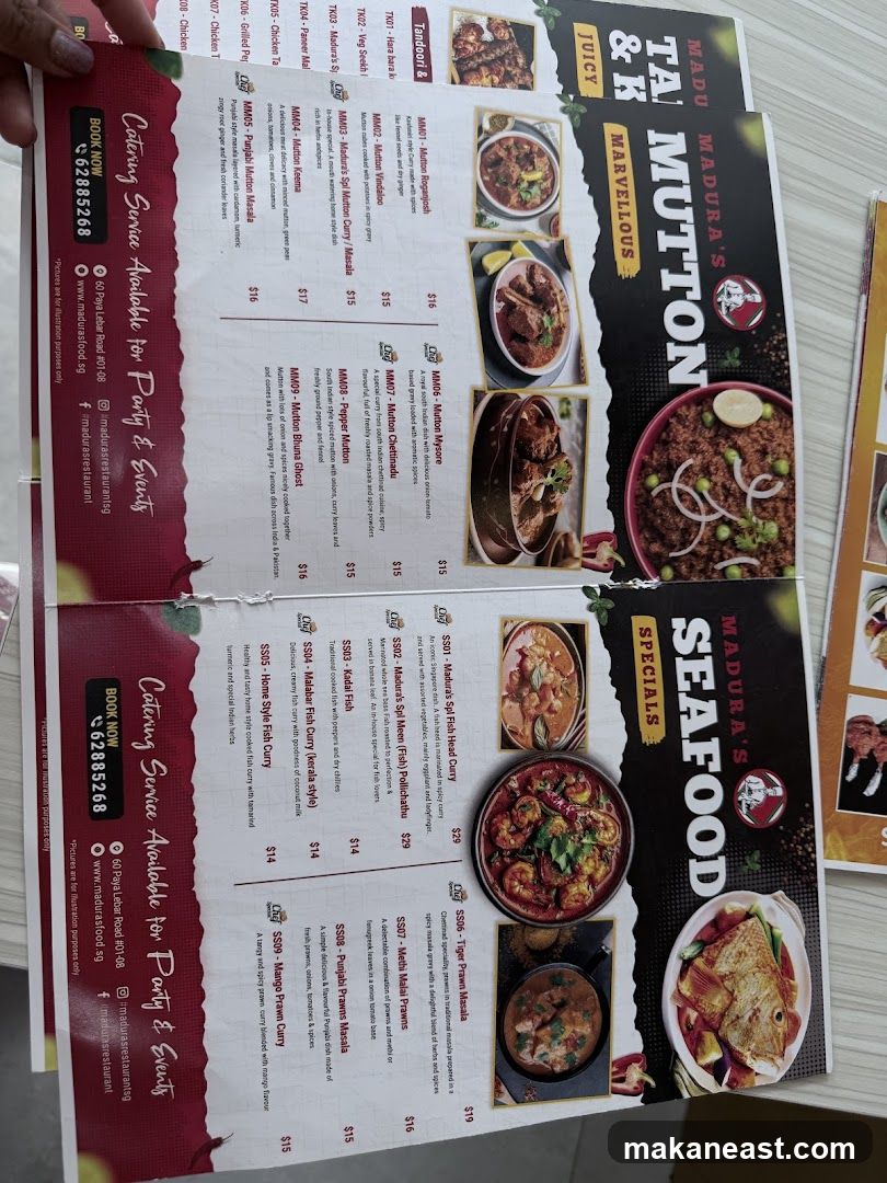 Madura's Mutton & Seafood Specials