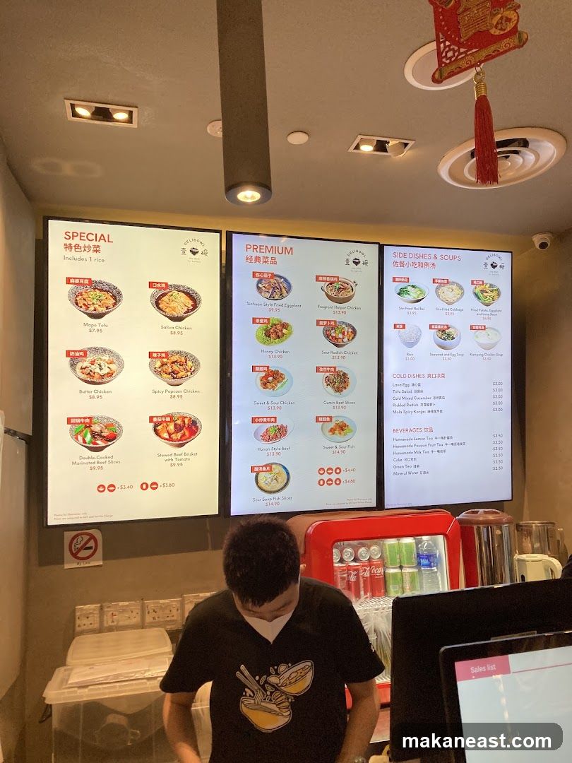 DeliBowl Menu