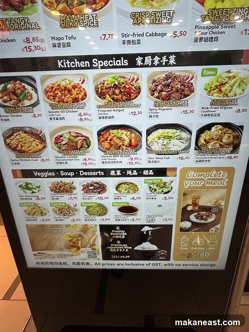 Kitchen Specials