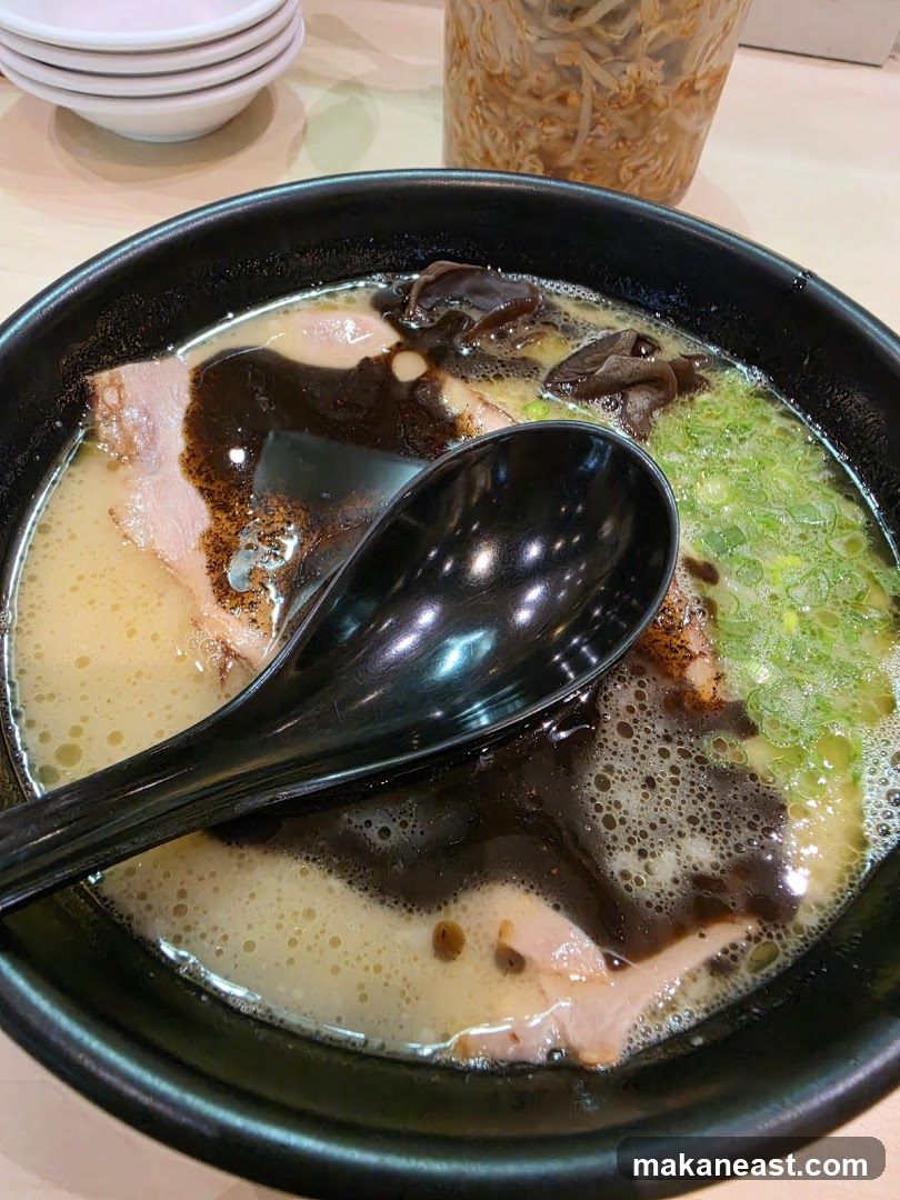 Ramen with Black Garlic Oil