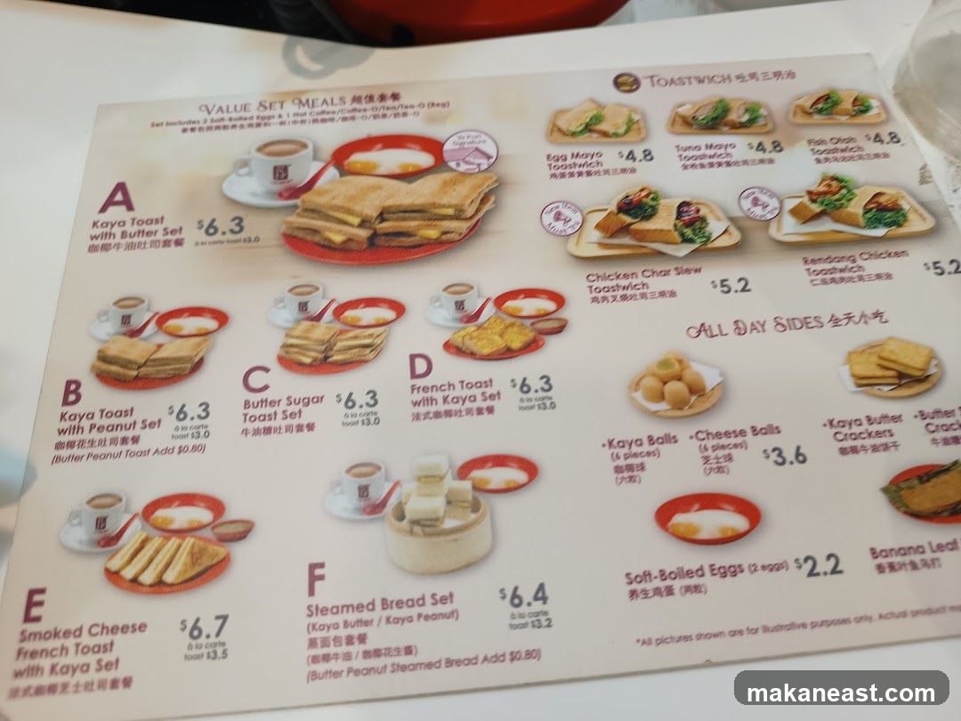 Value Set Meals & Toastwich