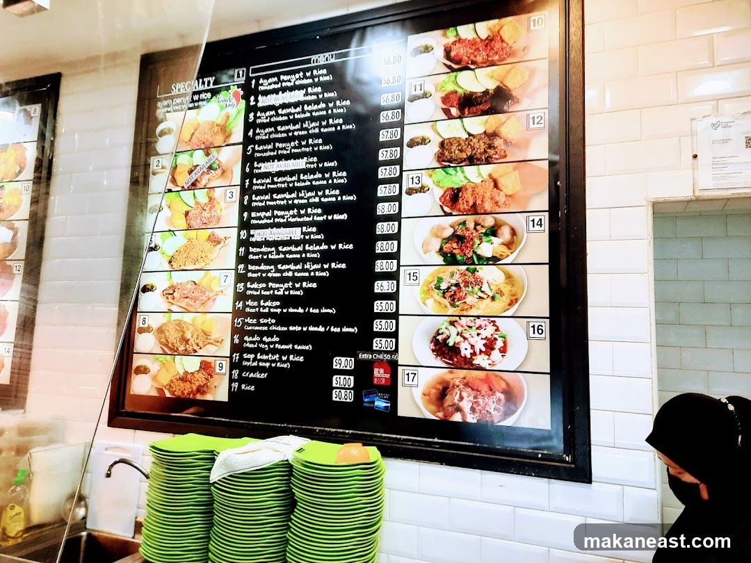 Specialty Menu