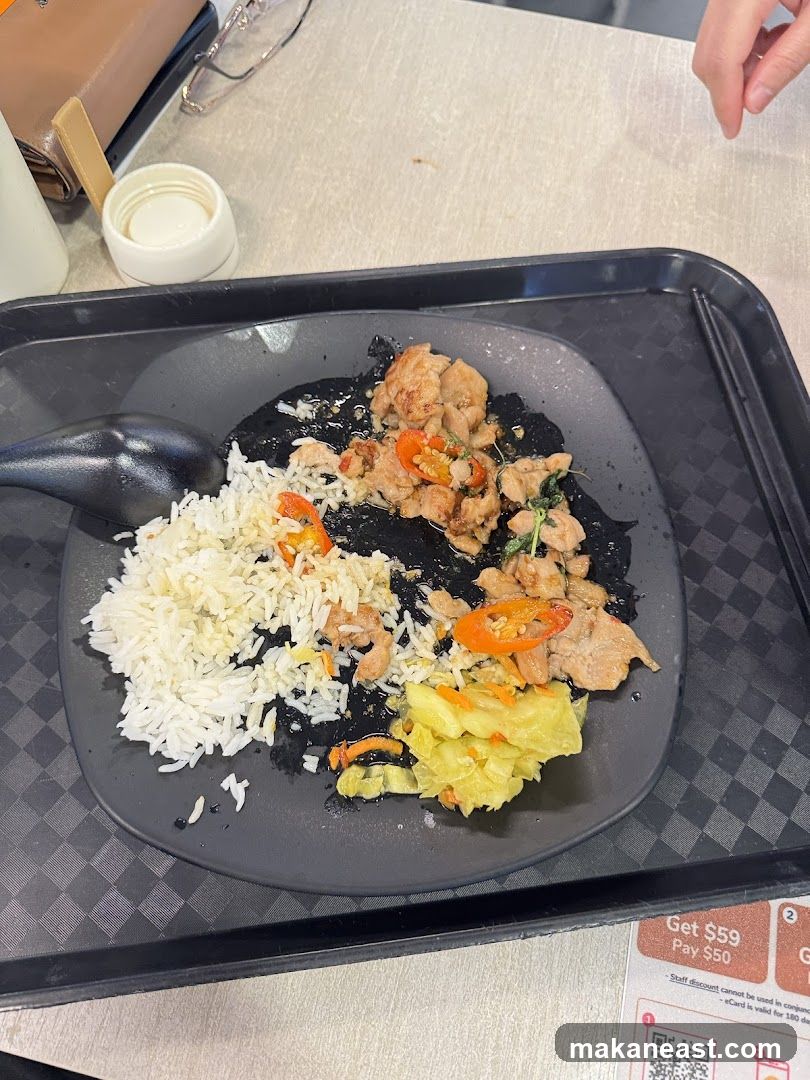 Rice with Stir-fried Meat and Vegetables