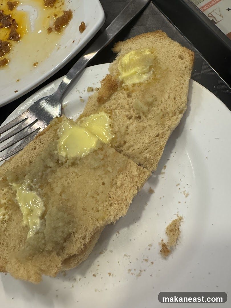 Butter Toast with Side Dish