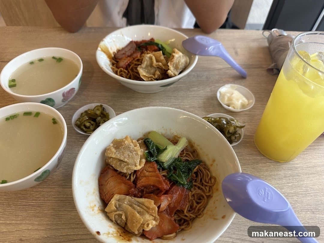 Noodle Dishes and Drink