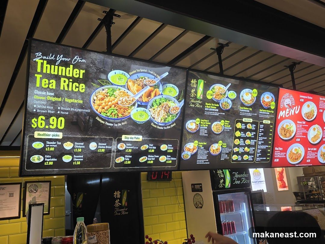 Thunder Tea Rice Menu