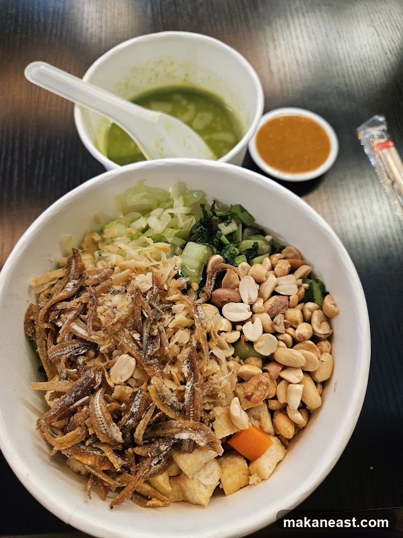 Rice Bowl with Toppings and Soup