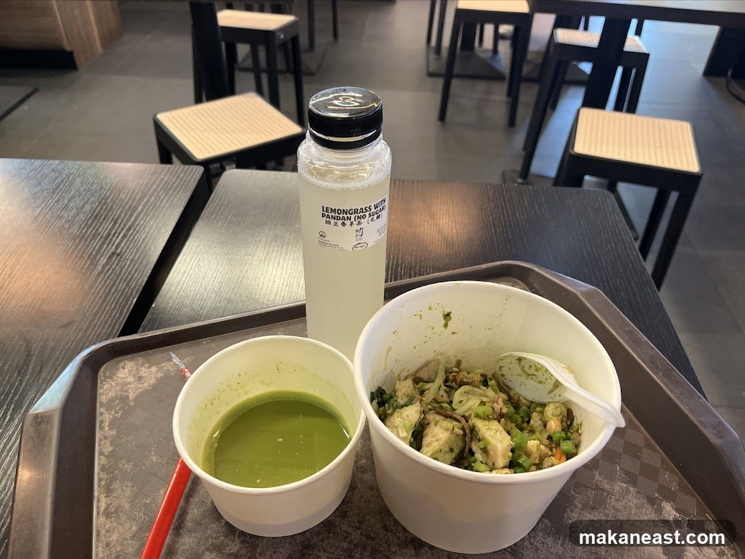 Food and Drink on Tray