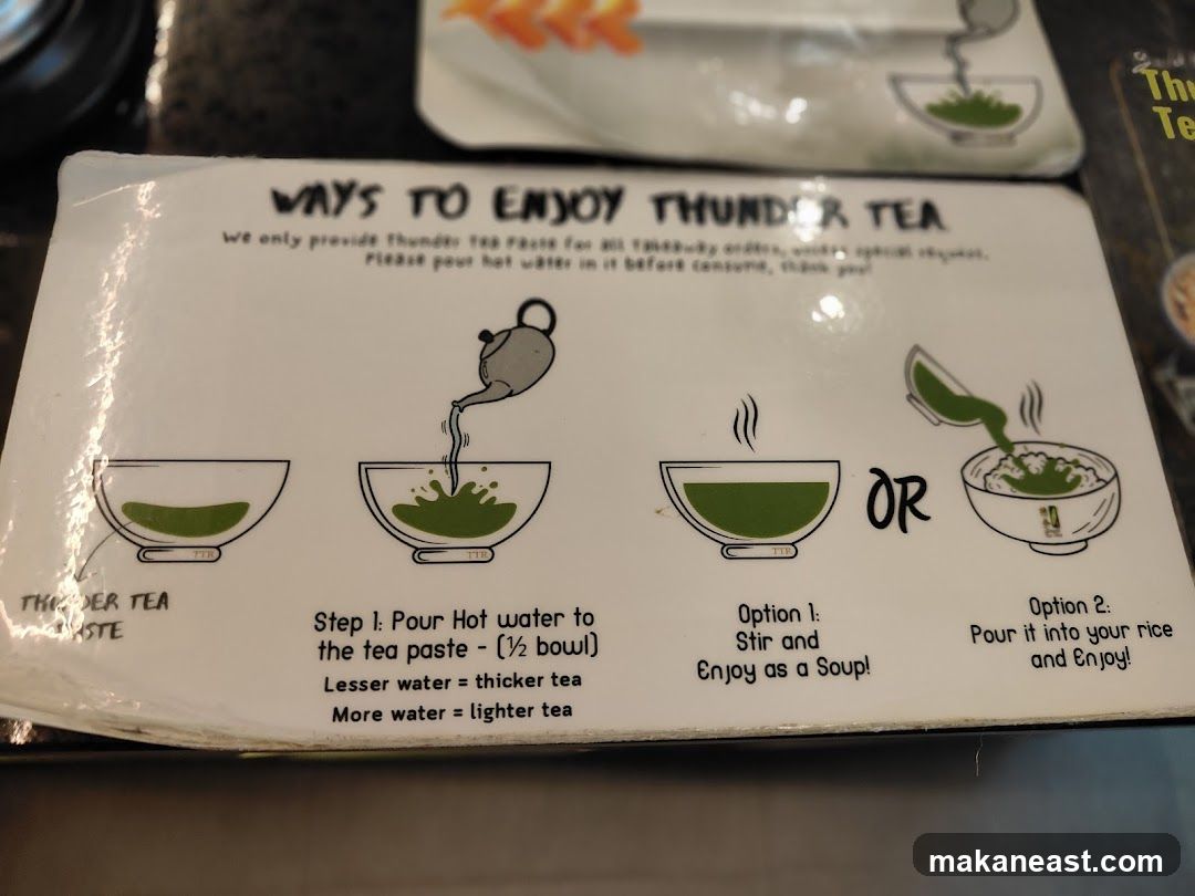 Ways to Enjoy Thunder Tea