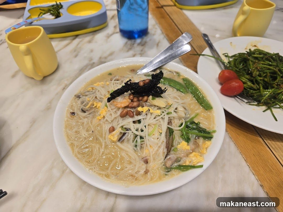 Noodle Soup and Side Dish