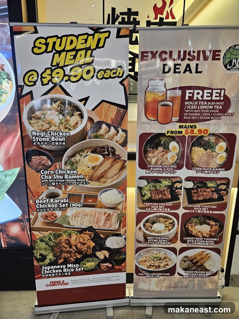 Student Meal & Exclusive Deal