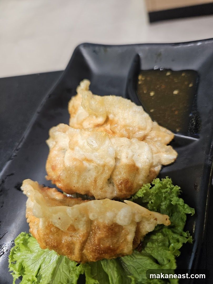 Fried Dumplings with Dipping Sauce