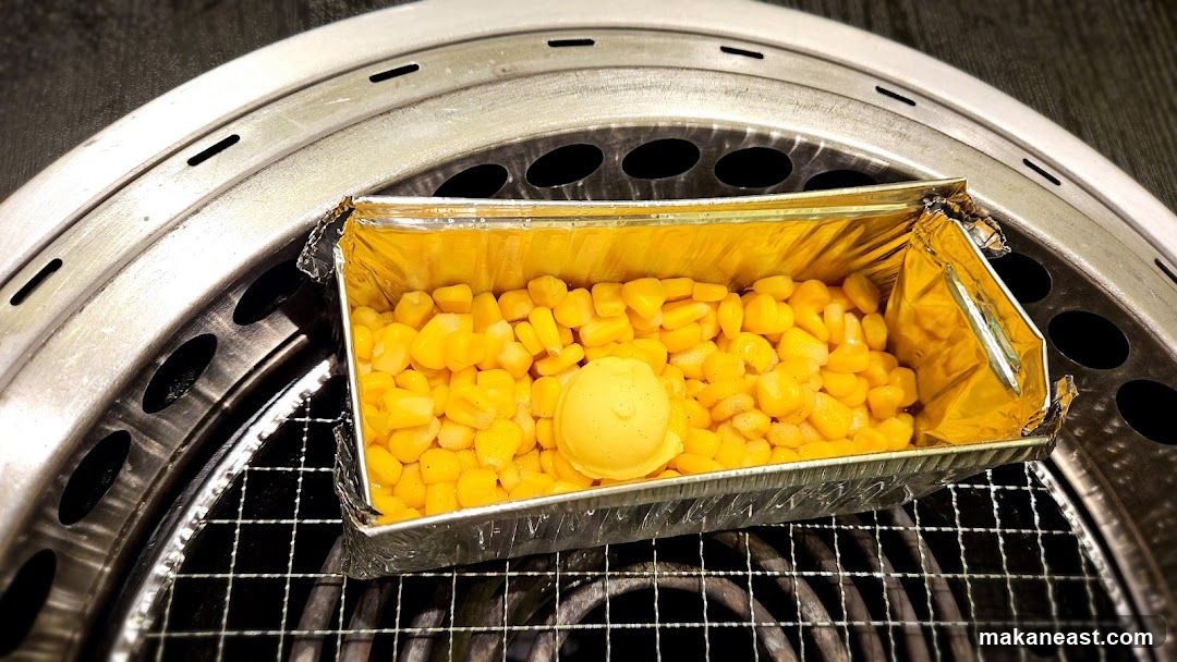 Corn and Butter on Grill