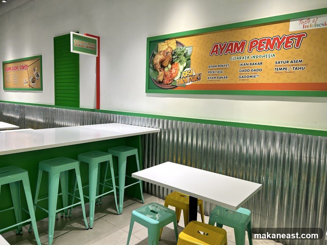 Ayam Penyet Menu