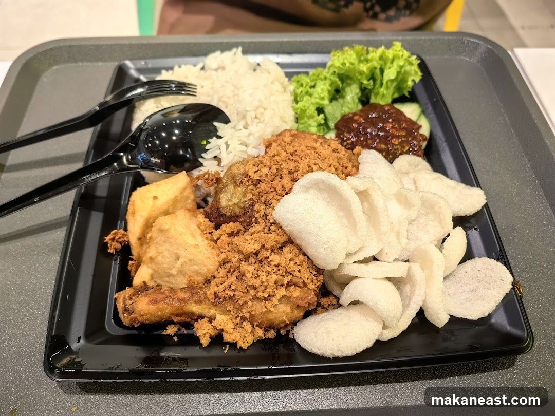 Fried Chicken Rice Plate