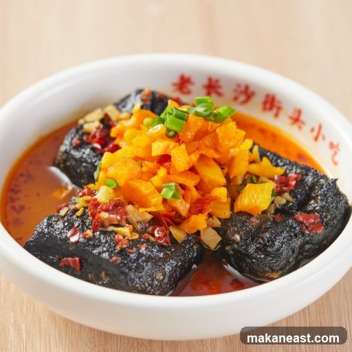 Stinky Tofu with Toppings