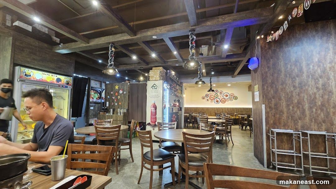 Restaurant Interior with Wooden Accents