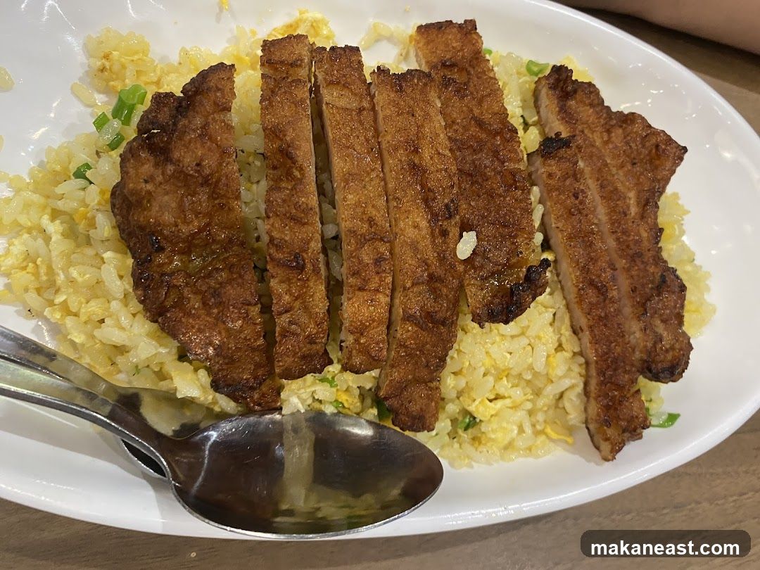 Pork Chop Fried Rice